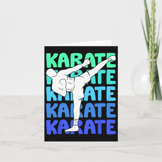 Carte Karate Kids Boys (Devant)