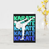 Carte Karate Kids Boys (Fleur jaune)