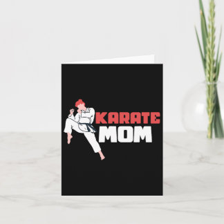 Carte Karate Maman Karateka Self Defense Fighter