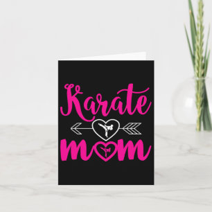Carte Karate Maman - Maman peut faire du karaté