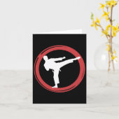 Carte Karate Martial Arts Essence (Fleur jaune)