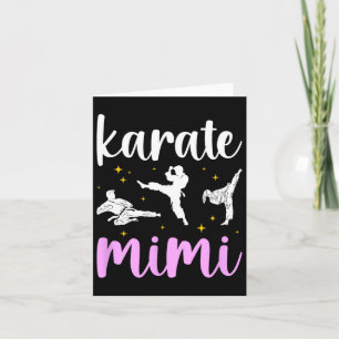 Carte Karate Mimi Fiers Karate Mimi Grand-mère
