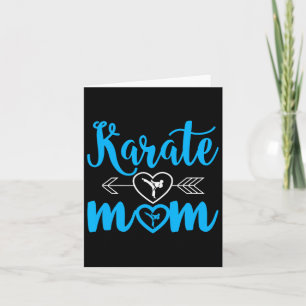Carte Karate Mom Funny Fier Karate Mom