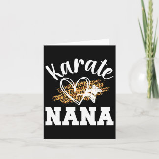 Carte Karate Nana Leopard Karate Nana Grandma 1