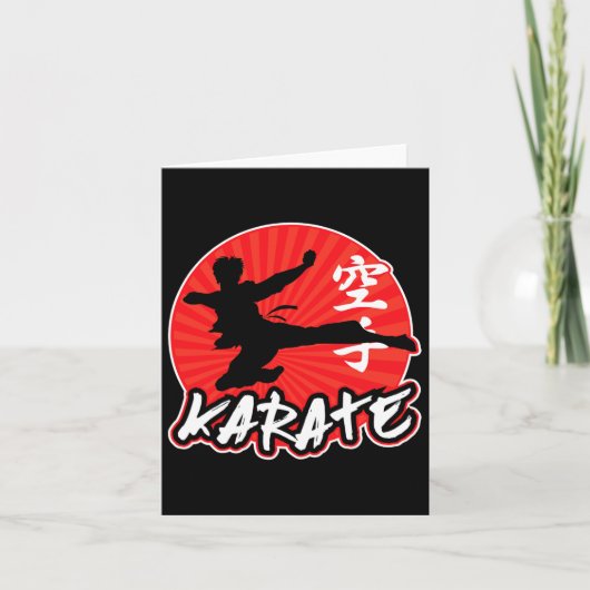 Carte Karate Sumide Kick Japonais (Devant)