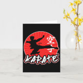 Carte Karate Sumide Kick Japonais (Fleur jaune)