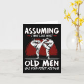 Carte Karate Uming J'Étais Comme La Plupart Des Vieux Ho (Fleur jaune)