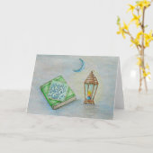 Carte karim ramadan (Fleur jaune)