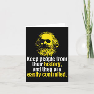 Carte Karl Marx Citation Funny Parti Socialiste Dsa