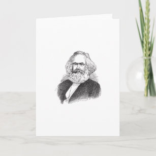 Carte Karl Marx Vintage