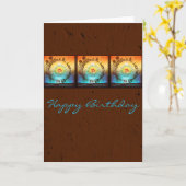 Carte KARMA - carte, saluant (Fleur jaune)