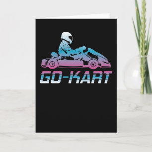 Carte Kart Go-kart Karting Kart Racing Driver Retro Gift