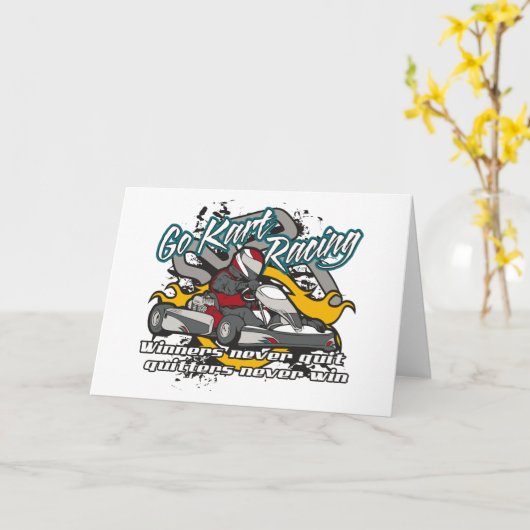 Carte Kart Winners (Fleur jaune)