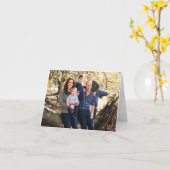 Carte Kate, William et enfants (Fleur jaune)