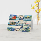 Carte Katsushika Hokusai - 36 Vues de la sélection du Mo (Fleur jaune)