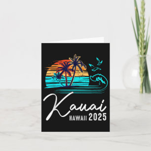 Carte Kauai Hawaii 2025 Famille de jumelage vacances été