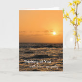 Carte Kauai Hawaii Ocean Sunset (Fleur jaune)