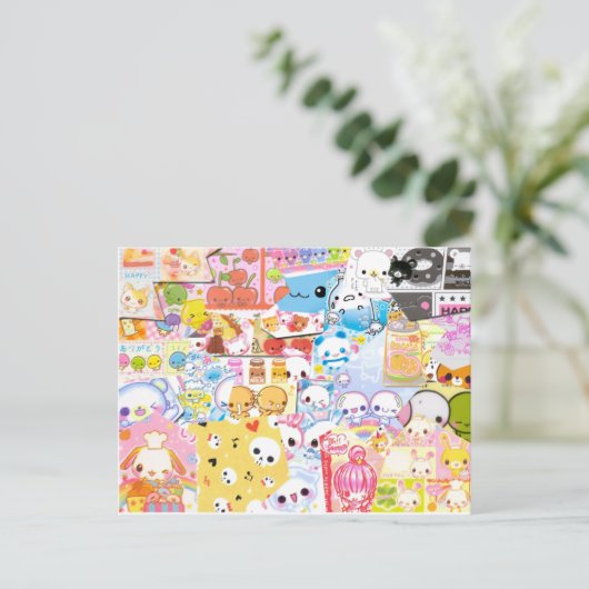 Carte Kawaii (Debout devant)