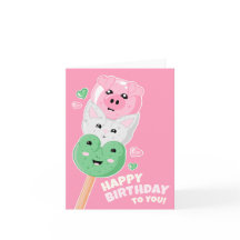 Kawaii Hanami Dango Joyeux anniversaire