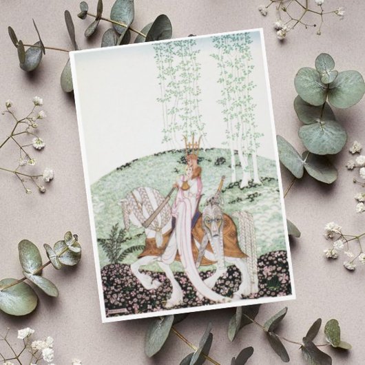 Carte Kay Nielsen Alors il l'a persuadée de descendre