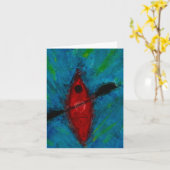 Carte Kayak (Fleur jaune)