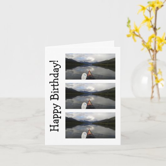 Carte Kayak Journey (Fleur jaune)