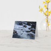 Carte Kayakers dans les rapides (Fleur jaune)