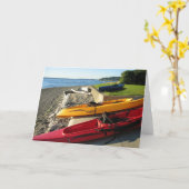 Carte Kayaks (Fleur jaune)