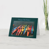 Carte Kayaks, Joyeux anniversaire ! (Devant)
