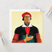 Carte Kazimir Malevich Self-Portrait, 1933 (Devant/Arrière en situation)