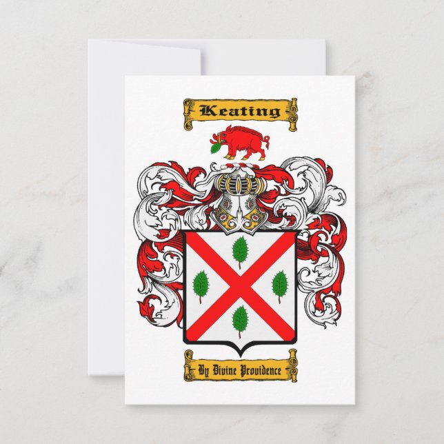 Carte Keating (Devant)