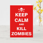 Carte Keep calm (Fleur jaune)