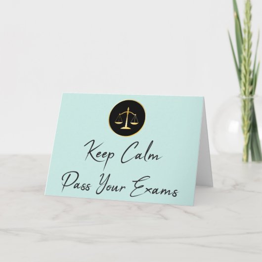 Carte Keep calm. Passer vos examens (Devant)