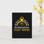 Carte Keep Watch Matthew 24_42 (Fleur jaune)