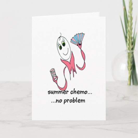 CARTE KEEPIN'IT COOL WITH SUMMER CHEMO (Devant)