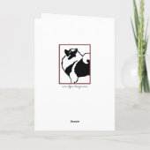 Carte Keeshond Graphics - Cute Original Chig Art (Dos)