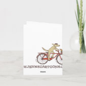 Carte Keeshond "race non sportive" (Dos)