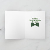 Carte Keeshond St. Patrick's Day Card (Intérieur)