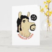 Carte Kendrick Llama (Fleur jaune)