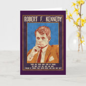 Carte Kennedy, Robert - "pourquoi pas ? " (Fleur jaune)