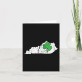 Carte Kentucky State St. Patrick's Day Kentucky Vert (Devant)