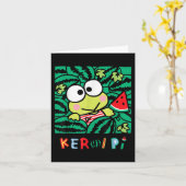 Carte Keroppi Watermelon Summer Fun (Fleur jaune)