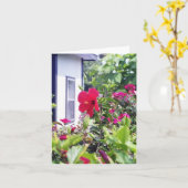 Carte Ketmie bonjour (Fleur jaune)