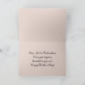 Carte Ketmie rayée de mère de rose heureux hawaïen du (Intérieur)