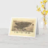 Carte Key West, FL Panoramic Map - 1884 (Fleur jaune)