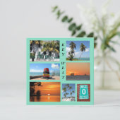 Carte Key West historique, Floride Flat Card (Debout devant)