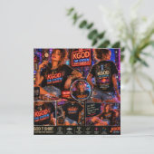 Carte KGOD Radio Late Night  (Debout devant)