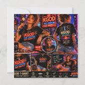 Carte KGOD Radio Late Night  (Dos)