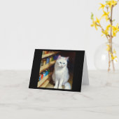 Carte Khao Manee Chat (Fleur jaune)