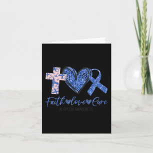 Carte Ki Alopecia Mois de sensibilisation Costume Foi Am
